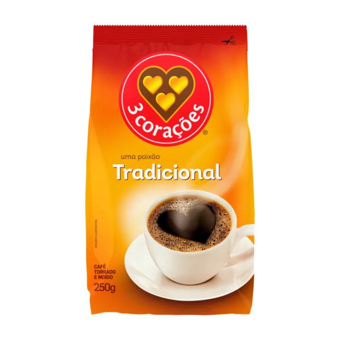 Café 3 Corações Tradicional 250g